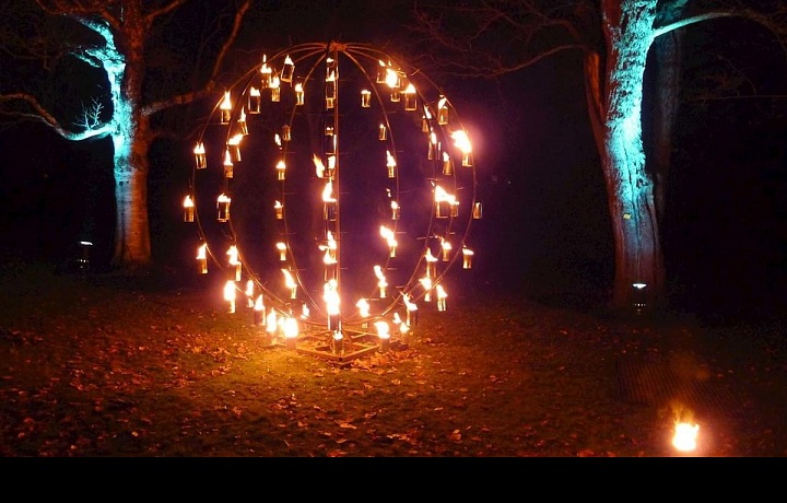 Vánoce v Královské botanické zahradě v Edinburghu