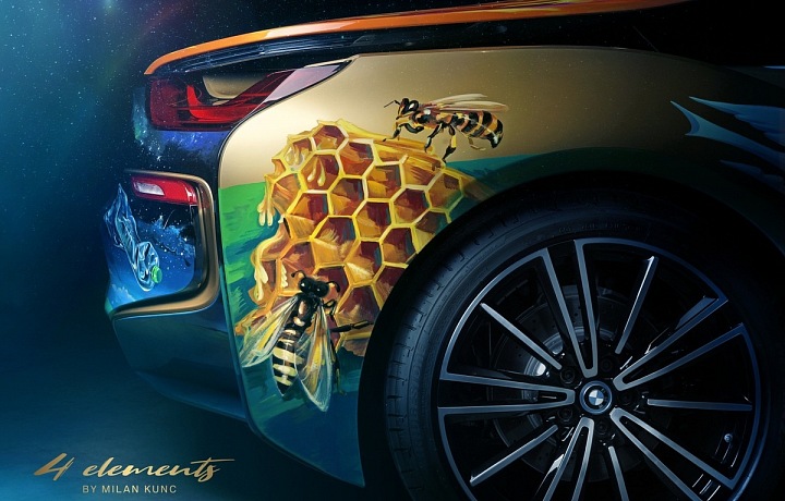 BMW i 8 Roadster 4 elements - detail