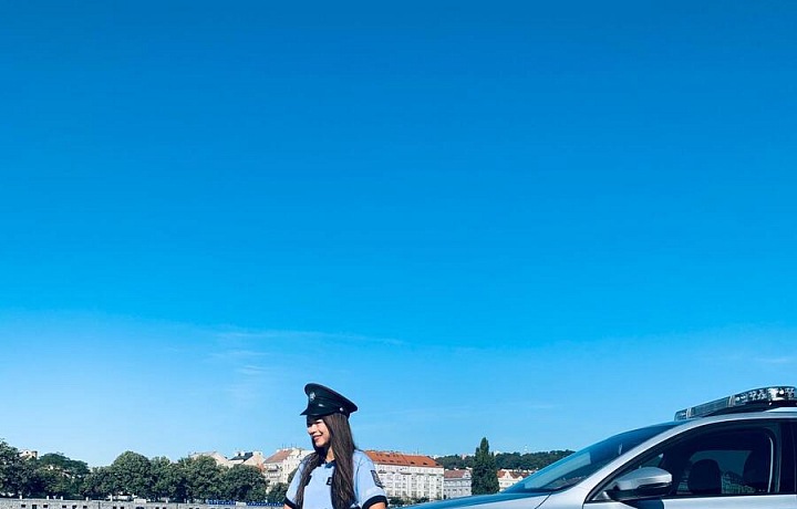 Jana Macháčková v uniformě