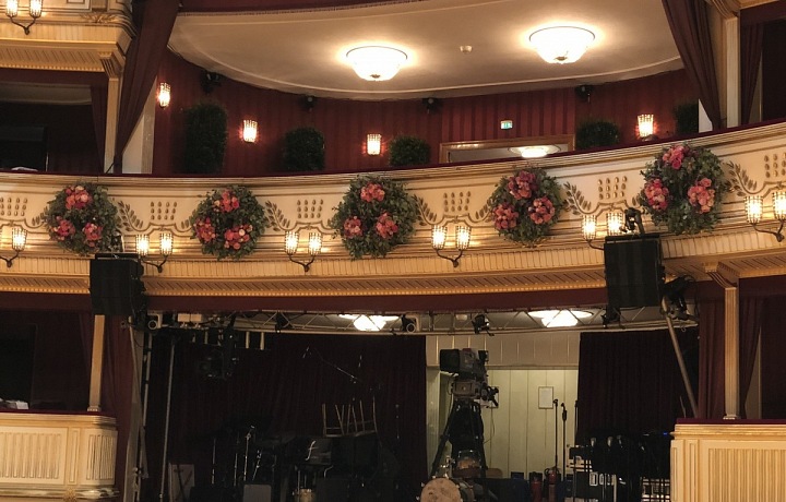 Luxusní interiér Vídeňské opery