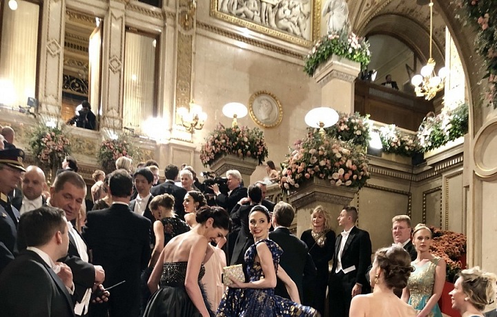 Ballet dancer Liudmila Konovalova (on the right)