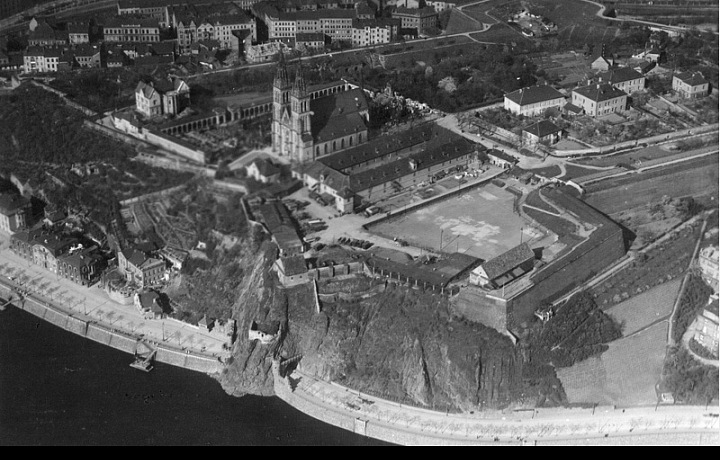 Pohled výšky - historická fotografie