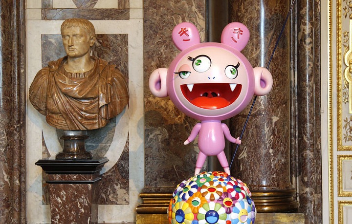 Dílo Takashi Murakamiho ve Versailles