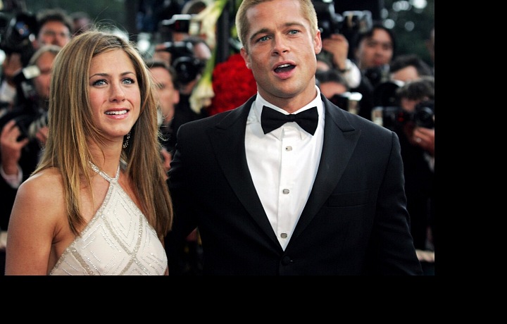 Brad Pitt a Jennifer Aniston v roce 2004