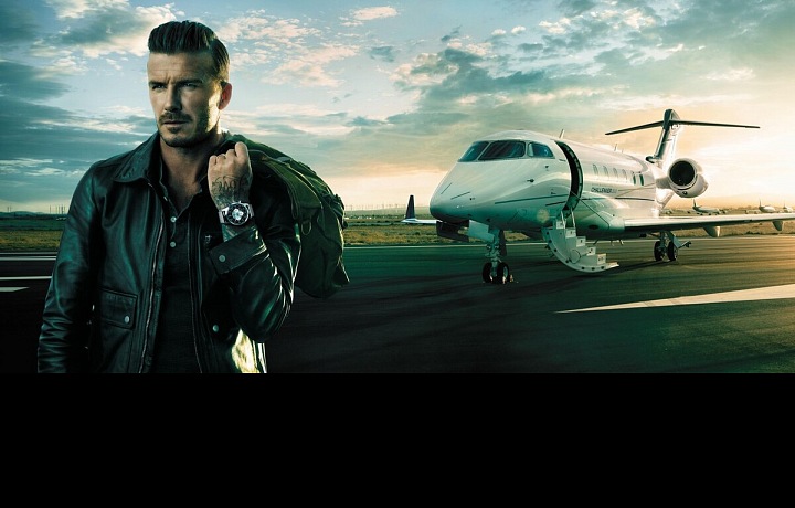 David Beckham v kampani pro Breitling