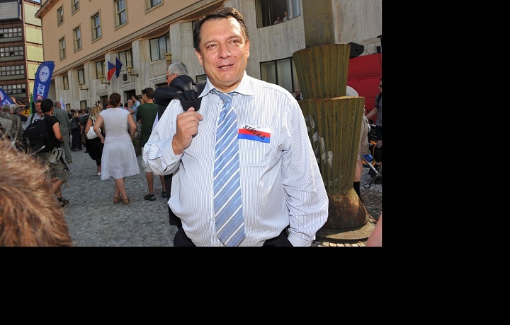 Jiří Paroubek mezi lidmi