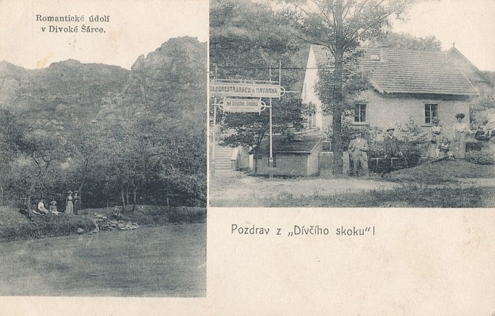 Romantické údolí v Divoké Šárce