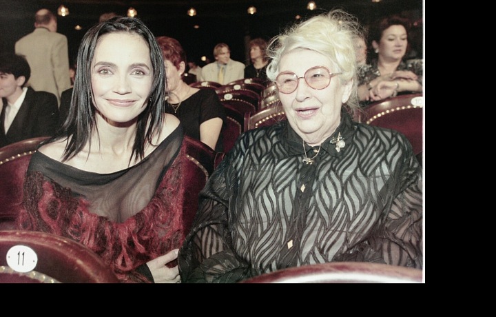 Stella Zázvorková a Lucie Bílá v devadesátých letech