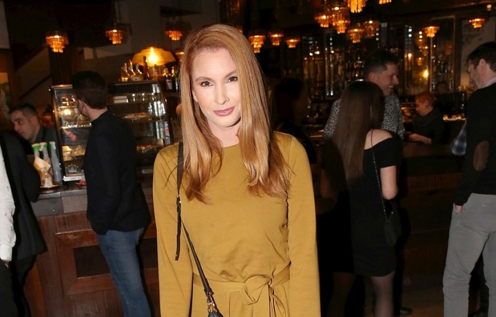 Denisa Nesvačilová na premiéře filmu Srdce na dlani v kině Lucerna.