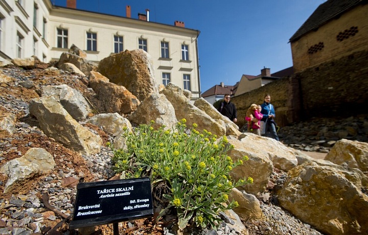 Říčanský geopark uprostřed města.