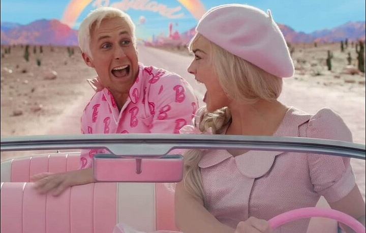 Snímek z filmu Barbie