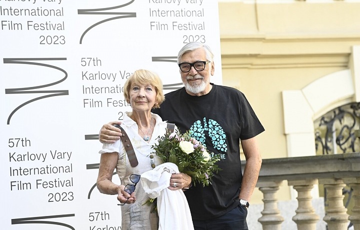 Daniela Kolářová a Jiří Bartoška
