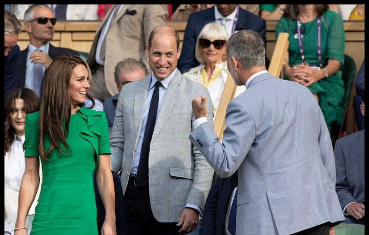 Královská rodina na Wimbledonu