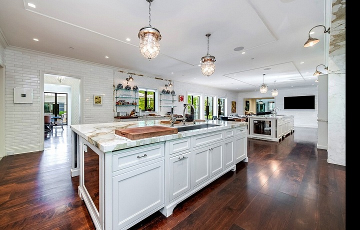 Nádherná kuchyně. 