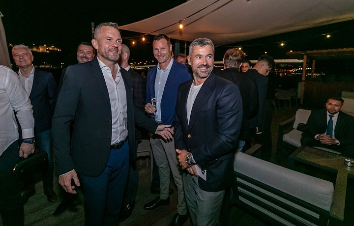 Předseda politické strany HLAS - sociální demokracie Peter Pellegrini během volební noci