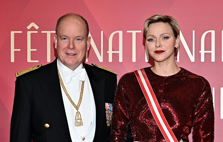  Kníže Albert II a jeho manželka Charlene