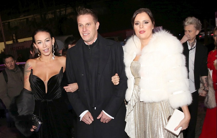 Agáta Hanychová s manželem Mirkem Dopitou a Ornellou Koktovou