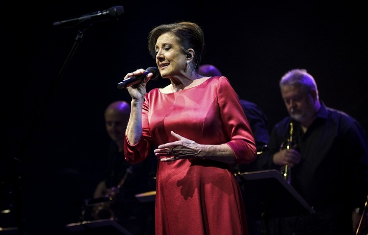 Marie Rottrová na svém vánočním koncert v Ostravě