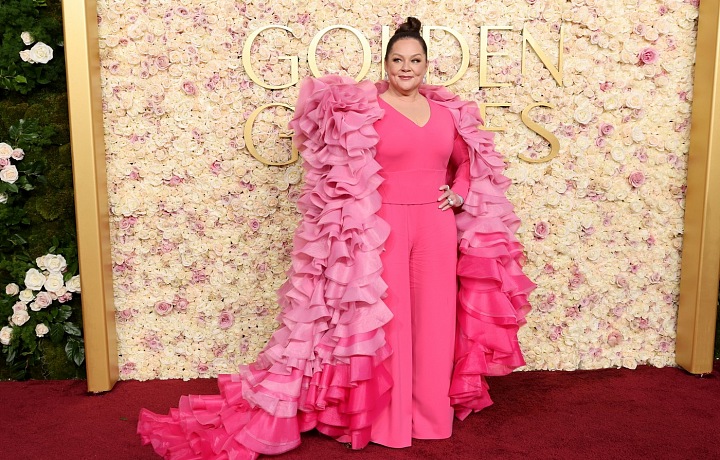 Melissa McCarthy vypadala jako cukrová vata. 