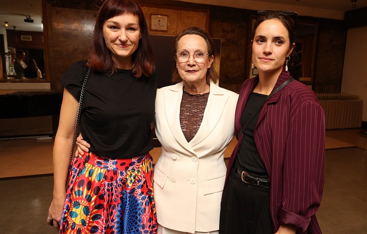 Milena Steinmasslová a spisovatelka Kateřina Tučková
