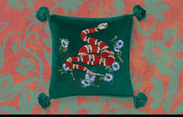 Dekorativní polštář Gucci - Kingsnake