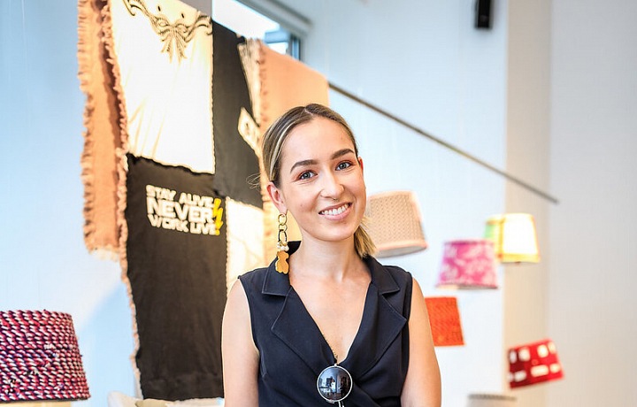 Rebeka Wechsler na akci H&M.