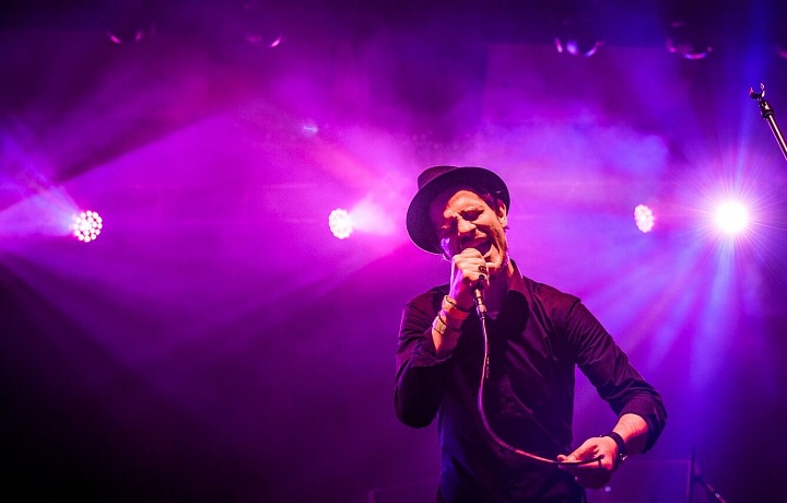 David Kraus na jevišti. 