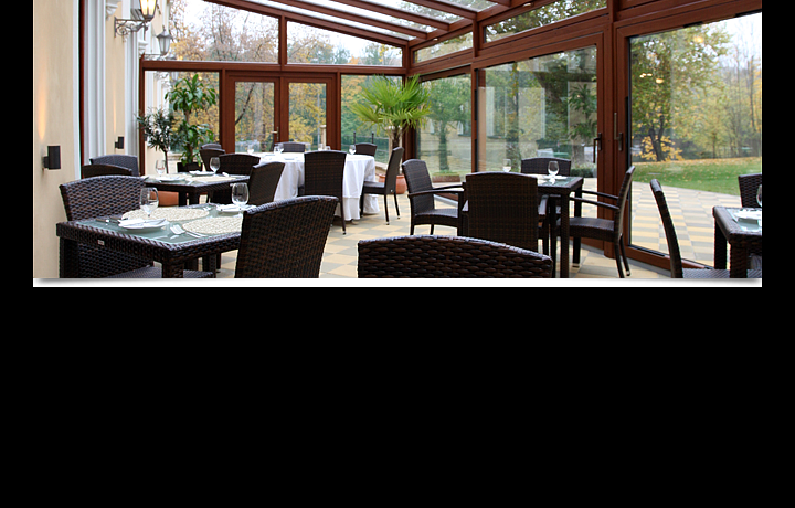Zimní zahrada restaurace Chateau Svatý Havel