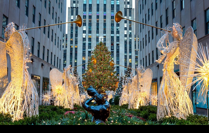 Rockefller Center, vánoční strom