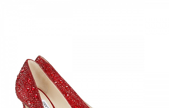 Jimmy Choo, Romy 85 Red Crystal