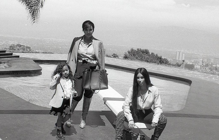 Kris Jenner, Kim Kardashian a North West