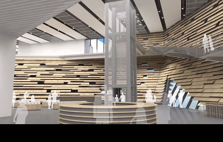 Museum V&A Dundee interiér