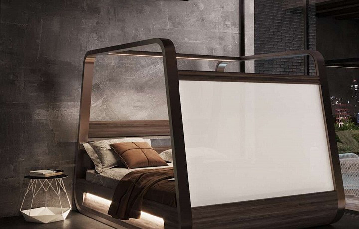 Chytrá postel s projektorem