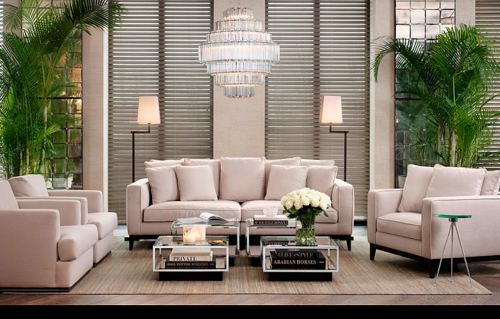 Luxusní interiér od značky Eichholtz.