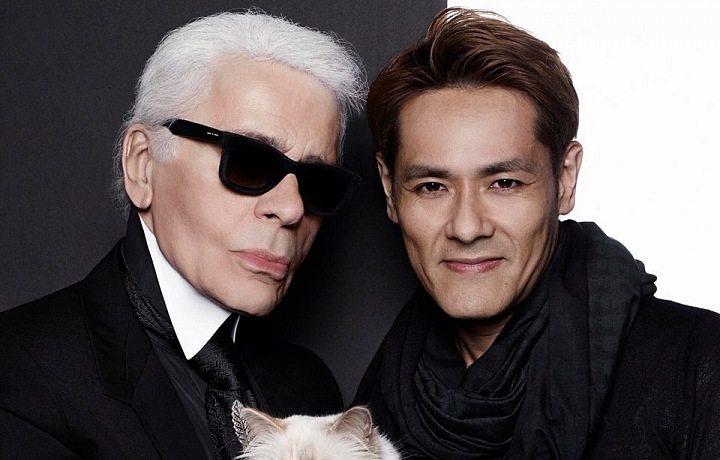 Shu Uemura ve spolupráci s Karlem Lagerfeldem