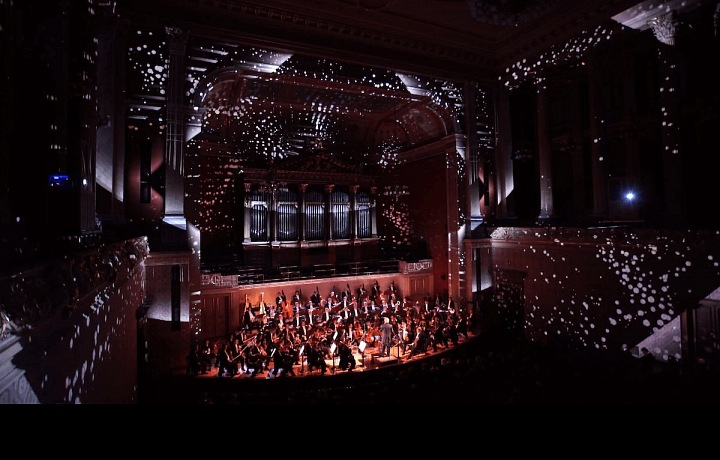 Videomapping v Rudolfinu