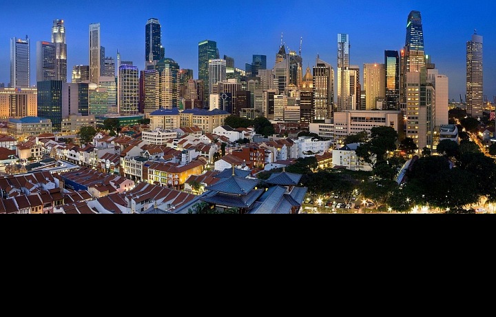 Singapur panorama