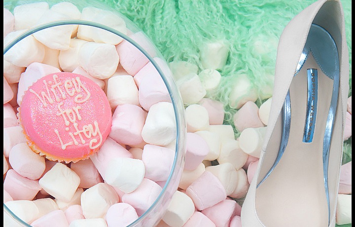 Luxusní a sladké svatební boty od Sophie. 