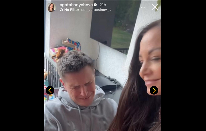 Agáta Hanychová a Miroslav Dopita