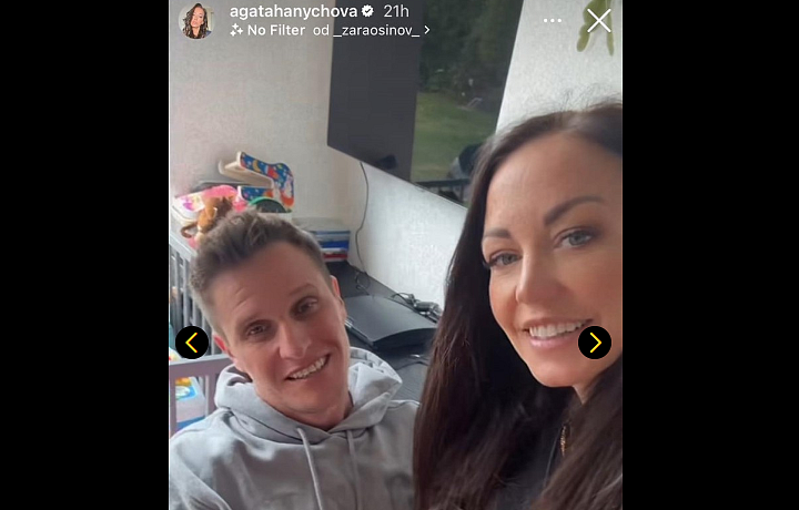 Agáta Hanychová a Miroslav Dopita