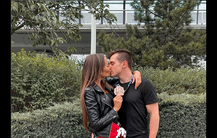 Jakub Flek s přítelkyní Zorou Bolkovou