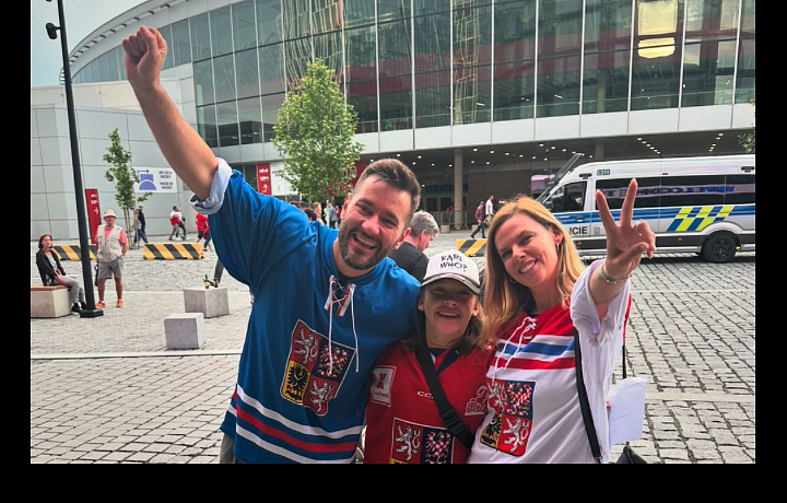 Marek Ztracený si vyrazil s celou rodinou