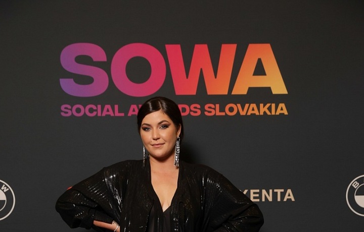 Celeste Buckingham na Social Awards Slovakia