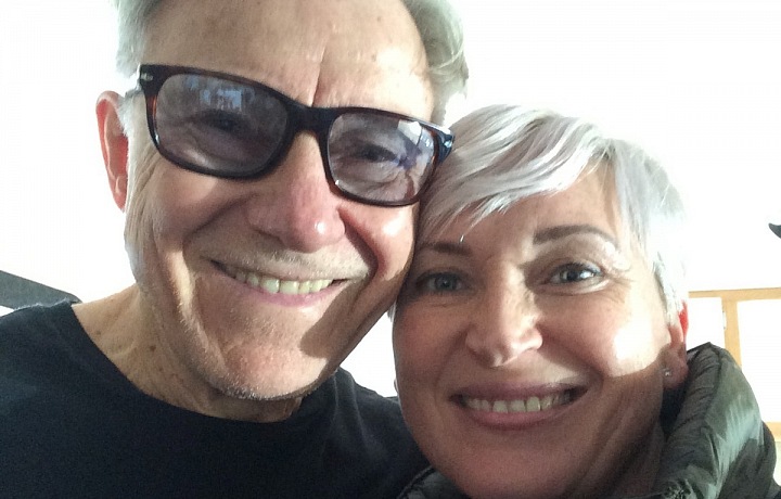 Stáňa a Harvey Keitel. 