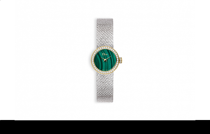 La Mini D De Dior Satine - Malachit