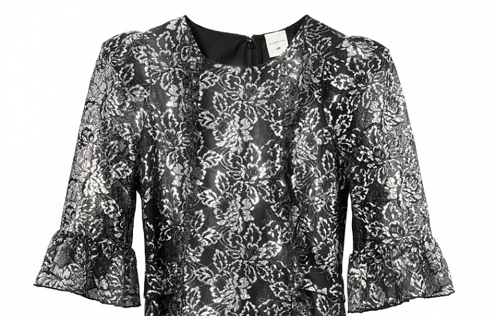 Stříbrné šaty THE VAMPIRE´S WIFE X H&M