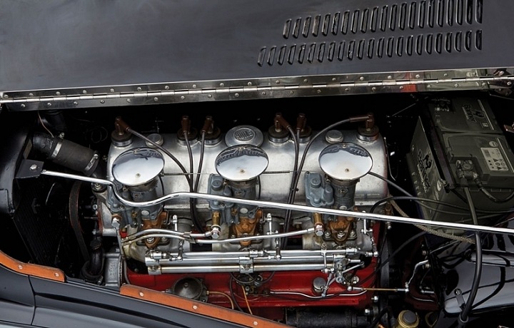 Motor vozu Talbot Lago T150 C SS