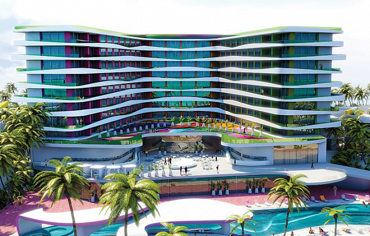 Exterior: KARIM RASHID 2017, Cancun Mexico