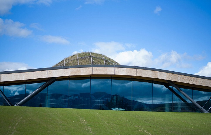 Maccallan palírna - nová budova 