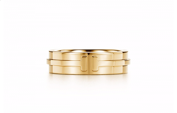 Tiffany T Two ve žlutém 18k zlatě